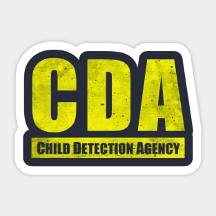 Child Detection Agency Sticker